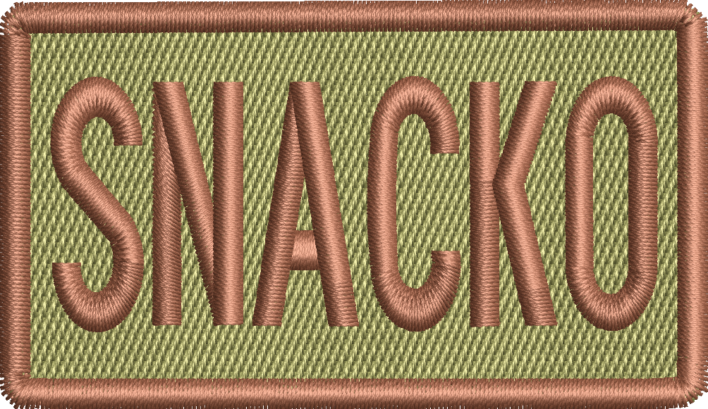 SNACKO- Duty Identifier Patch