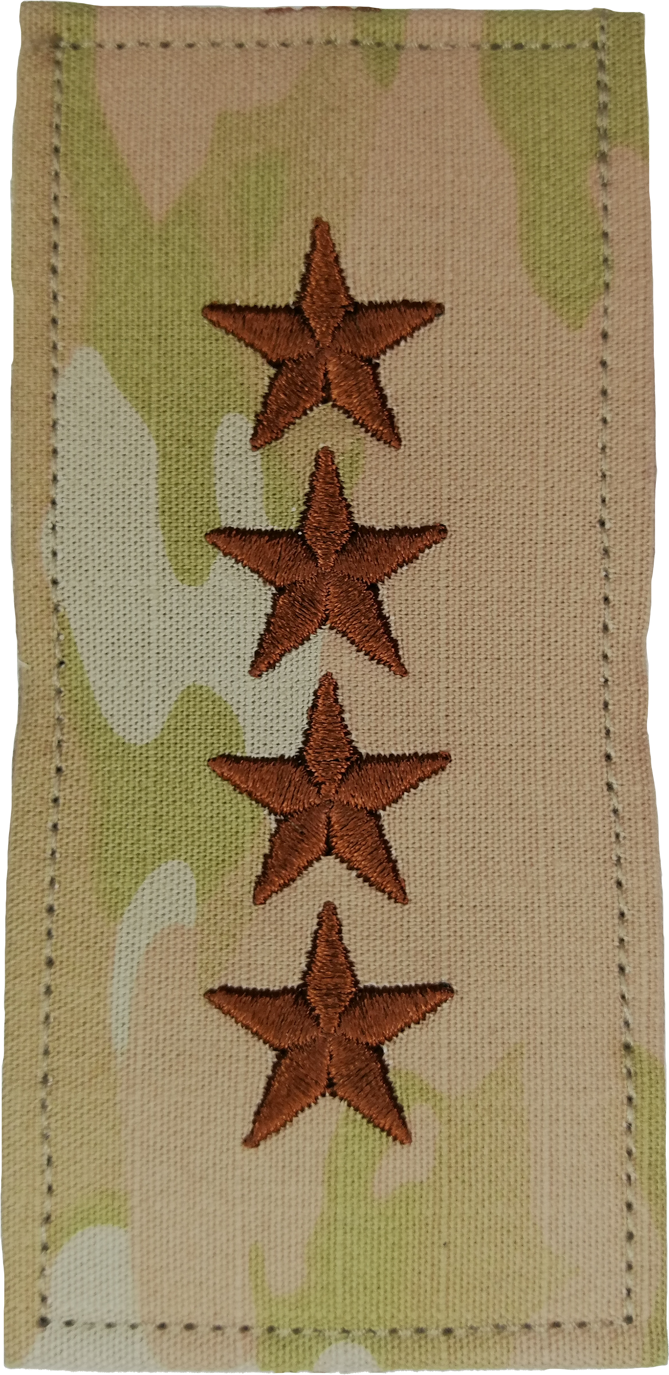 z(O-10)- General- U.S. AIR FORCE OCP RANK -- W/HOOK BACKING