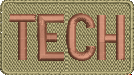 TECH- Duty Identifier Patch (w/ Bagby Border)