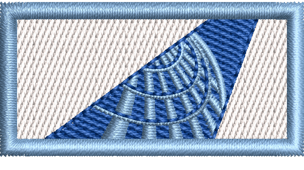 United Airlines Tail Flash- Pen Tab