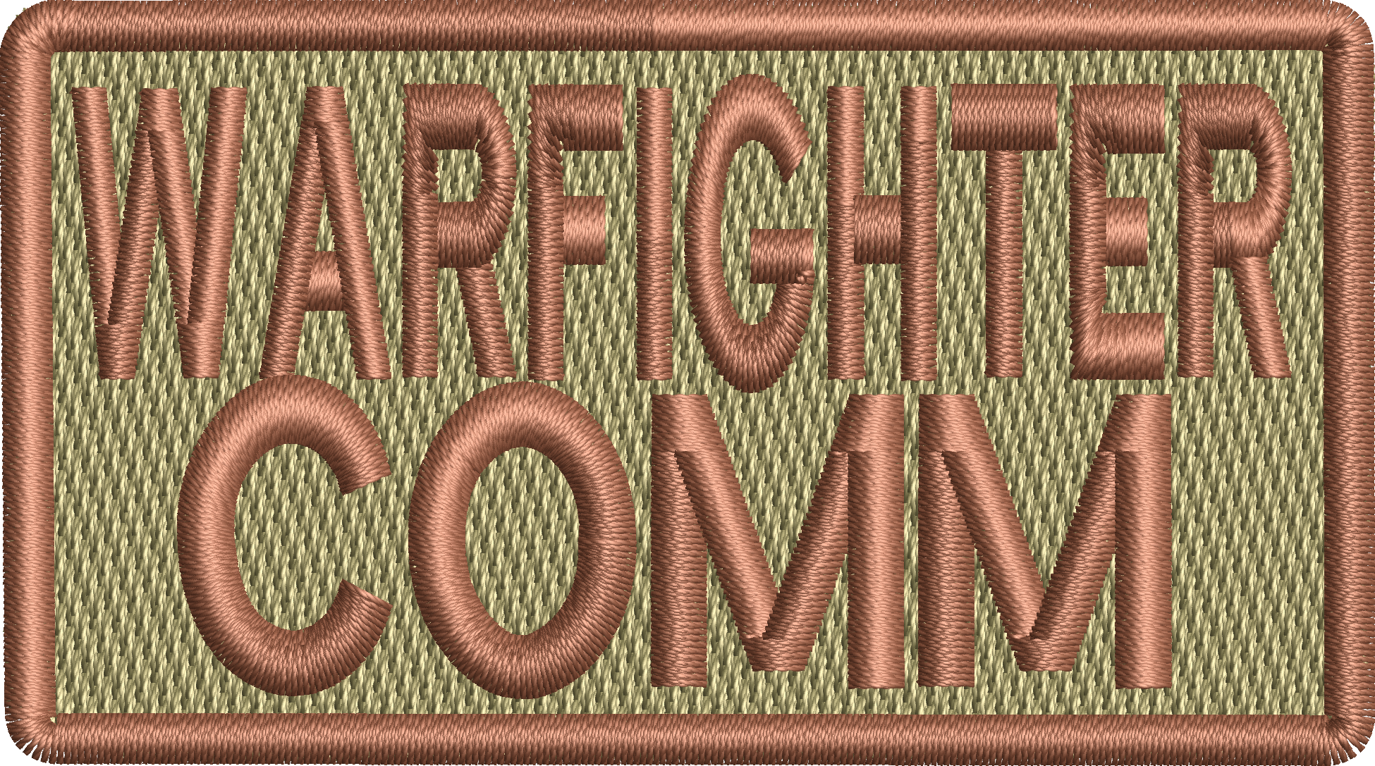 WARFIGHTER COMM - Duty Identifier Patch