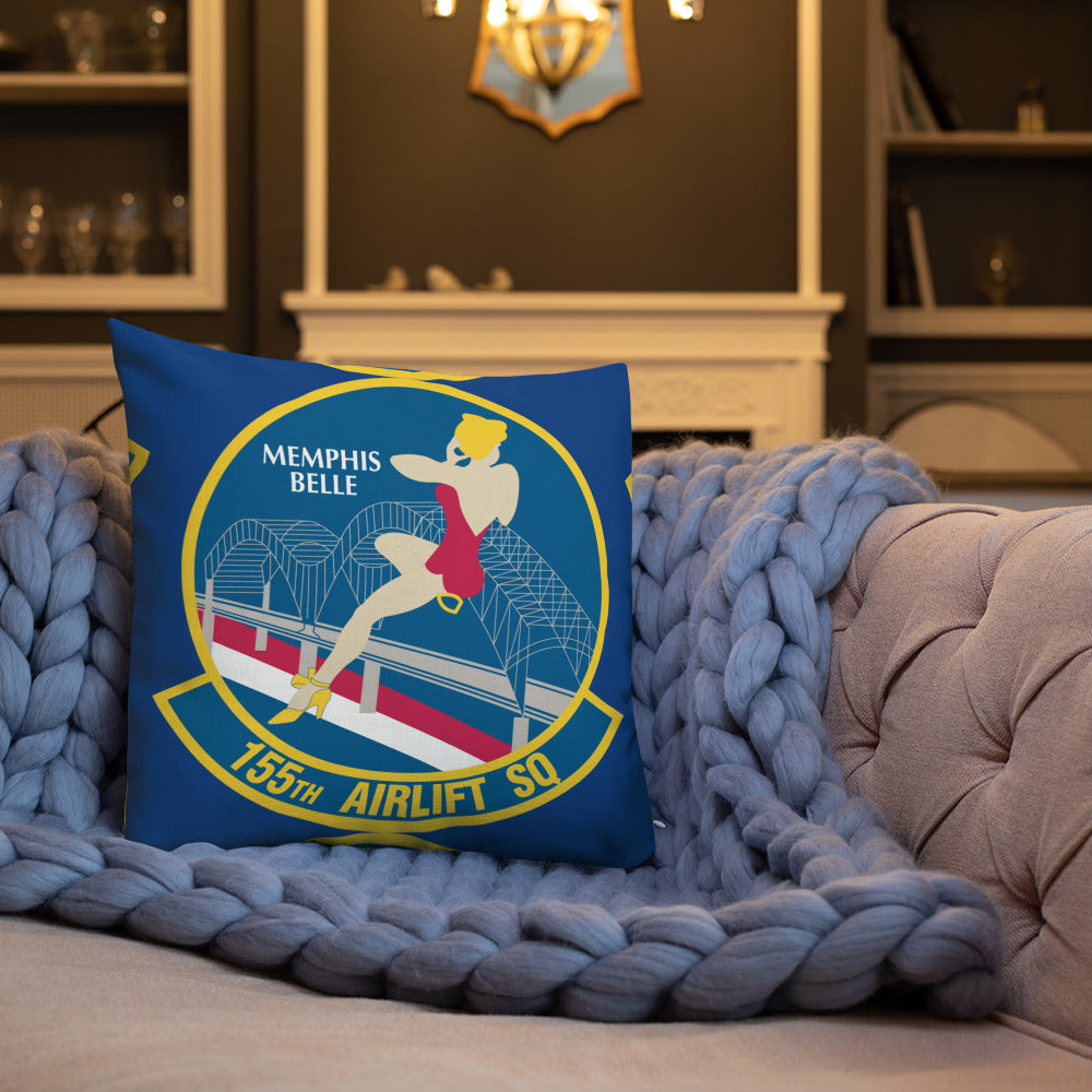 155th Airlift Squadron Premium Pillow