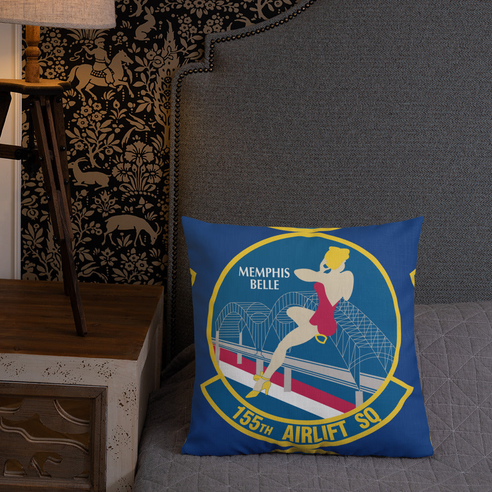 155th Airlift Squadron Premium Pillow