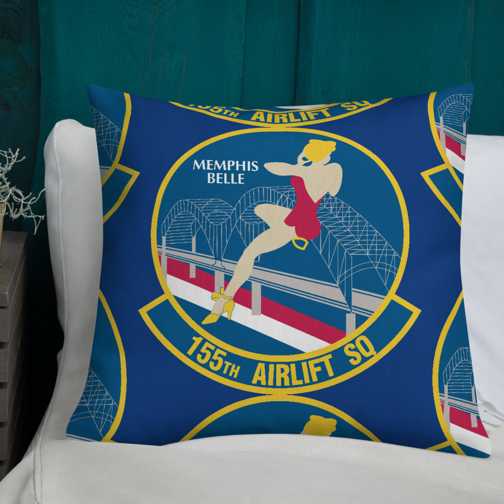 155th Airlift Squadron Premium Pillow