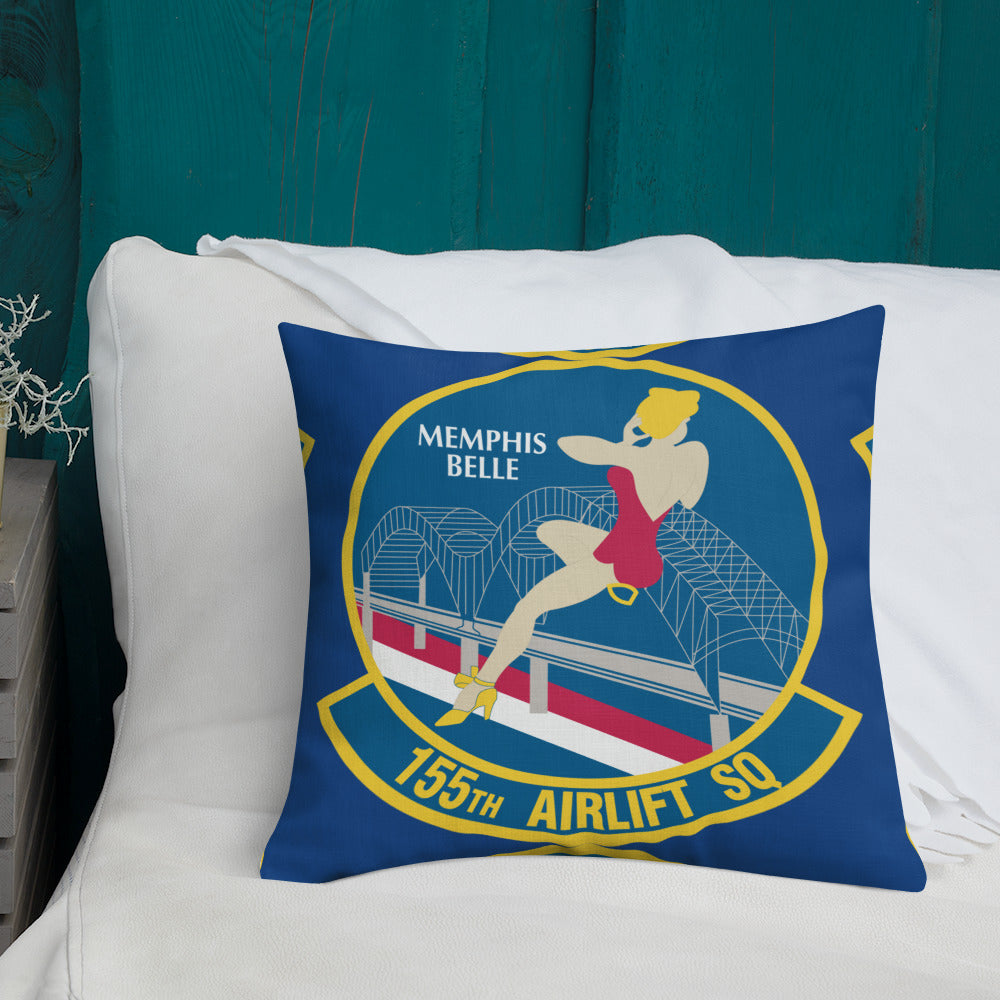 155th Airlift Squadron Premium Pillow