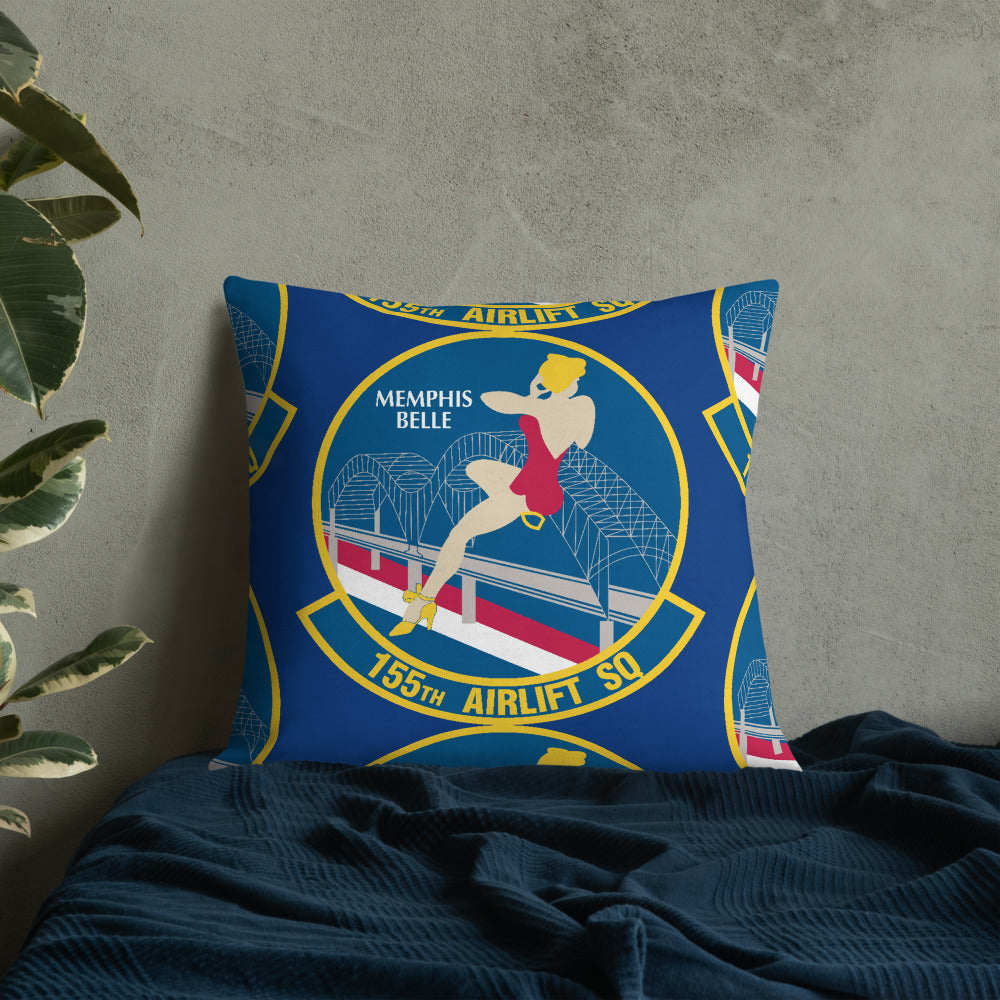 155th Airlift Squadron Premium Pillow