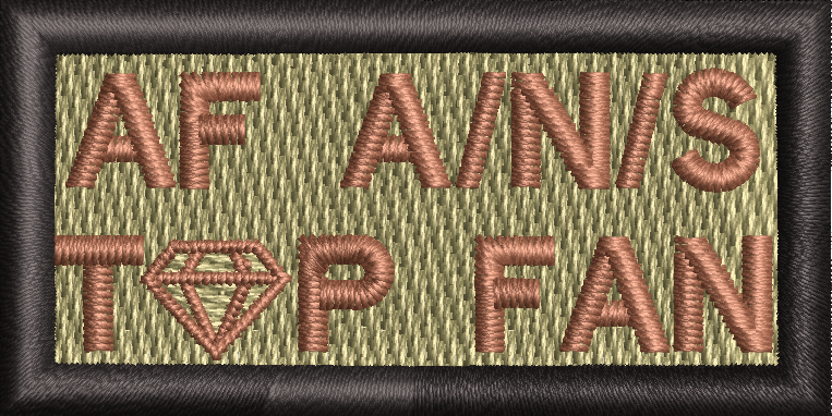 AIR FORCE AMN/NCO/SNCO TOP FAN- PEN TAB
