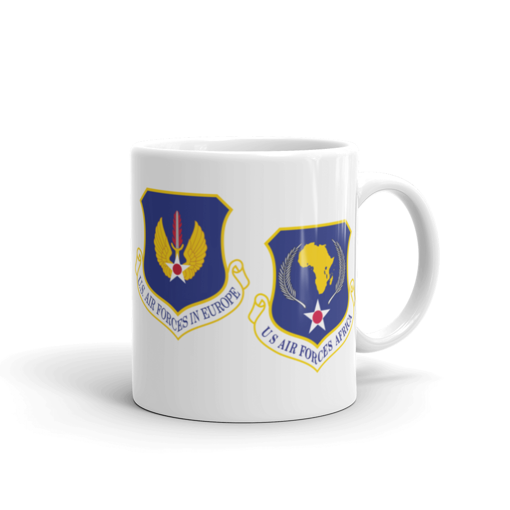 USAFE - AFAFRICA Command Chaplain - White glossy mug